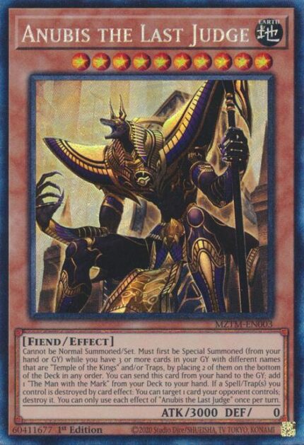 Anubis the Last Judge [Collector's Rare] MZTM-EN003